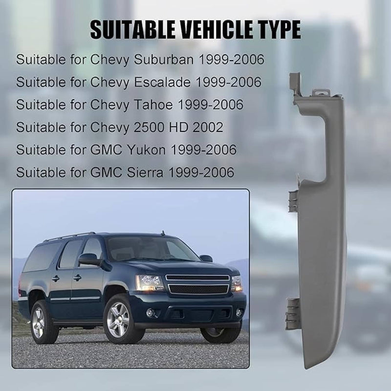 Front Driver Left Door Armrest Handle for Chevrolet GMC 1999-2006