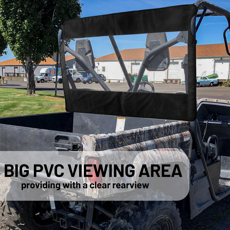 UTV Soft Back Rear Window Windshield for Yamaha Rhino 450 660 700 Massimo MSU500