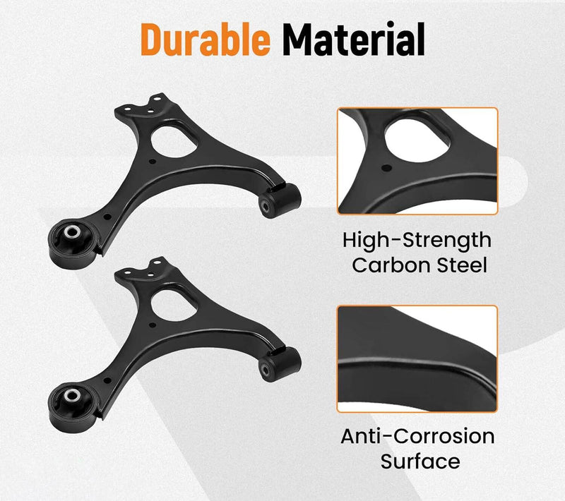 K620383 Suspension Kit Front Lower Control Arms for 2006-2011 Honda Civic 14pcs
