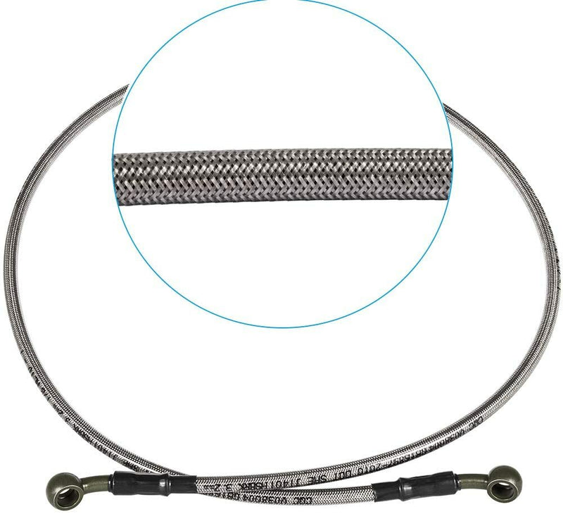 1068 Extended Front/Rear Brake Lines for Polaris ATV RZR 800/S 800/4 800/XP 900