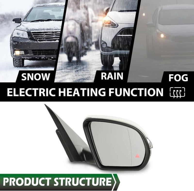 Heated Blind Spot Side Mirror for Mercedes GLC Class GLC300 2016-2021 Right
