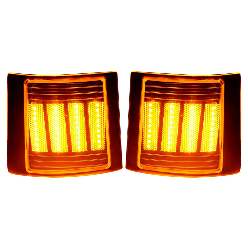 DURAFORCE Sequential Corner Side Marker Lights for Chevy C/K 1500 2500 3500 94-98 Set