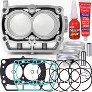 DURAFORCE 80mm Cylinder Piston Ring Gasket Top End Kit for Polaris RZR 800 EFI 2008-2014