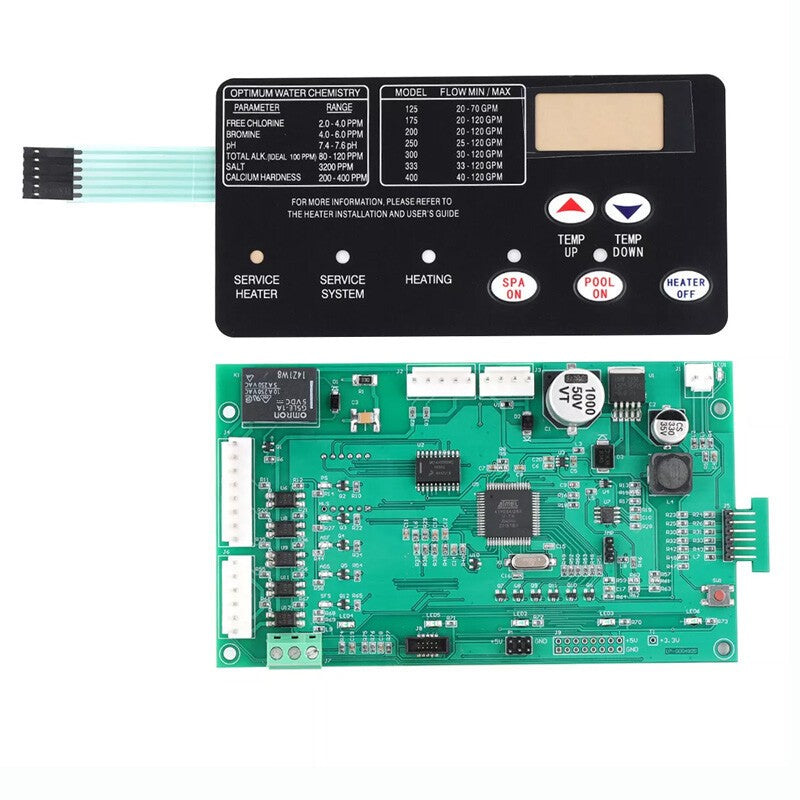 472610Z Control Board Kit with Switch Pad for Pentair Master Temp 400 42002-0007