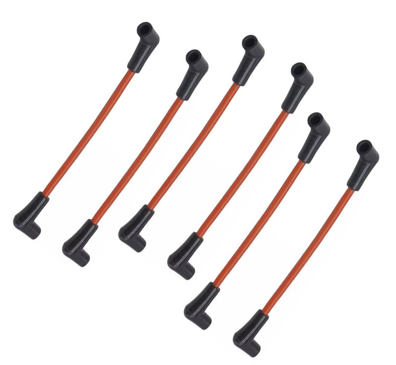 DURAFORCE 582365 9 Inch Spark Plug Wire for Johnson Evinrude 80 90 115 120 140 V4 6 Pcs