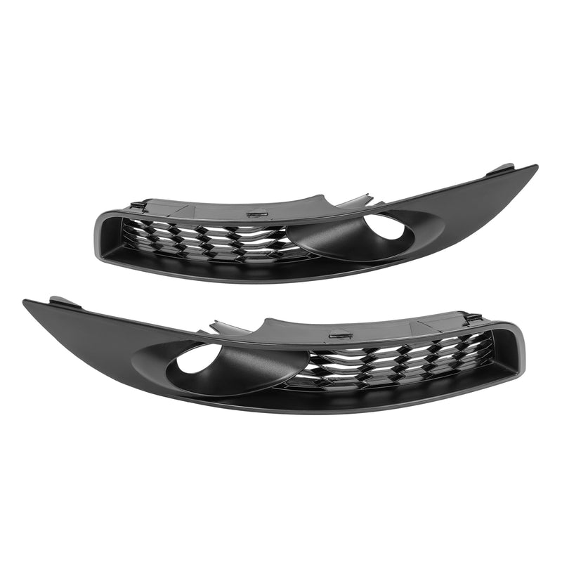 Fog Light Bezels Grille Covers for Chevrolet Impala 2006-2013 Black Left Right