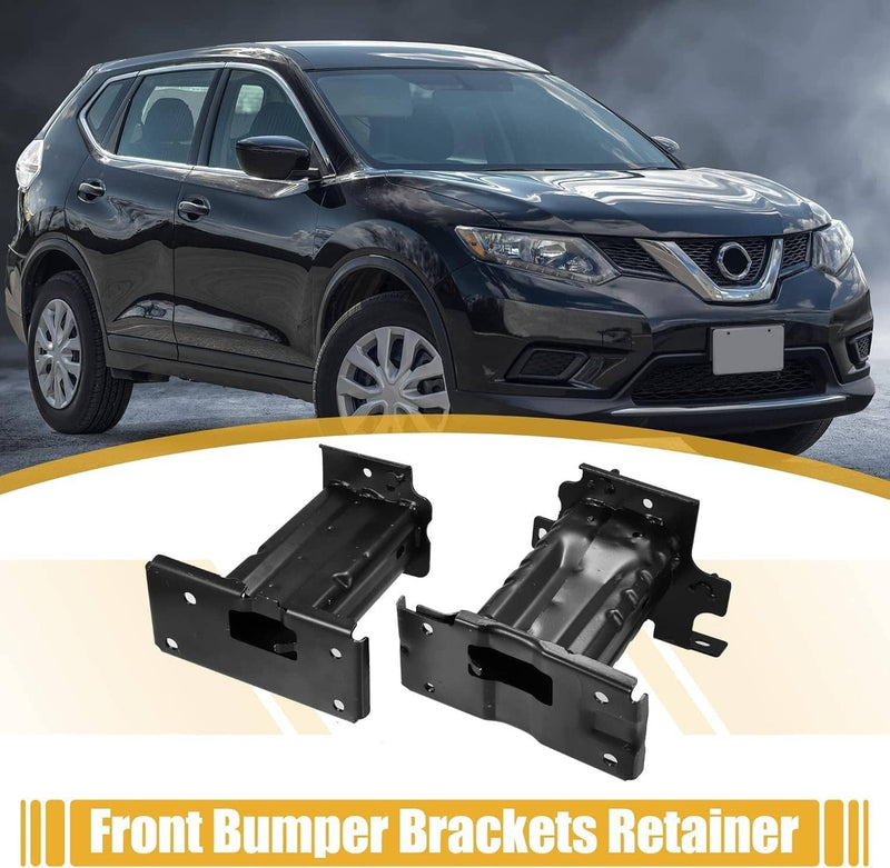 Front Bumper Cover Reinforcement Brackets Left Right for Nissan Rogue 2014-2020