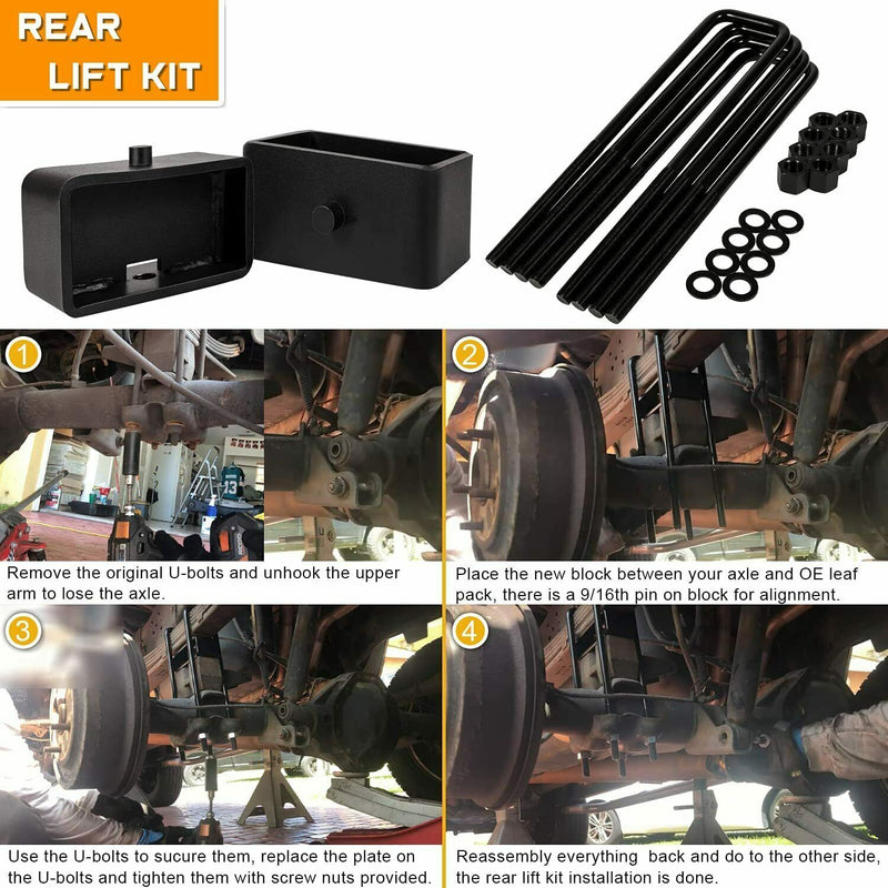 3 Inch Front 3 Inch Rear Full Lift Kit for Dodge Ram 1500 1994-2001 4X4 4WD