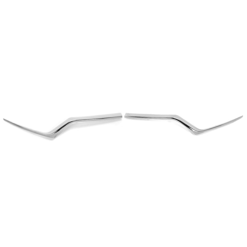 Chrome Trim Grille Headlight Molding for Honda CRV CR-V 2017-2019 Pair