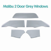 DURAFORCE Quarter Door Glass for Chevelle Malibu 1970-1972 2 Door Hardtop Dark