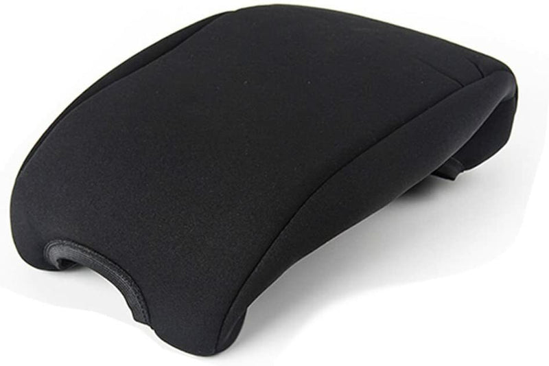 Center Console Armrest Pad Cover for Jeep Wrangler JK 2011-2018 Black