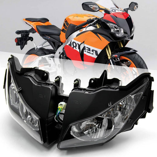 DURAFORCE Front Headlight Assembly HeadLamp for Honda 2012-2016 CBR1000RR CBR1000 RR
