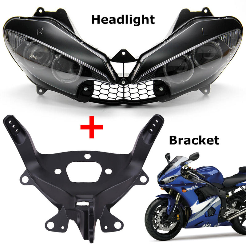 Front Headlight Upper Fairing Stay Bracket for Yamaha YZF R6 2003 2004 2005
