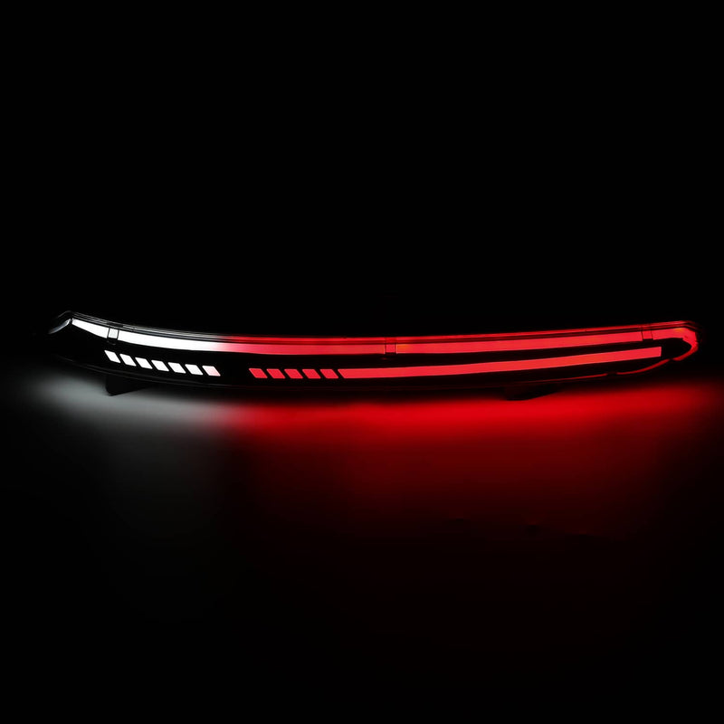DURAFORCE LED Reflector Tail Light Rear Bumper Lamp Smoke for Honda Accord 2018 2019-2022