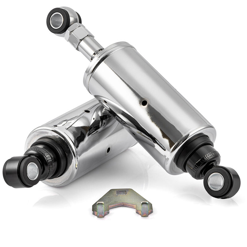 Chrome Adjustable Lowering Shocks Fit for 1989-1999 Harley Softail FLST Fatboy
