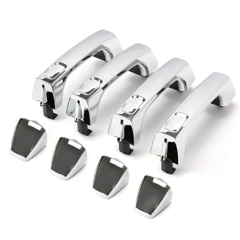 DURAFORCE Chrome Outside Door Handle for Hummer H3 H3T 2006-2010 07 Front Rear Left Right