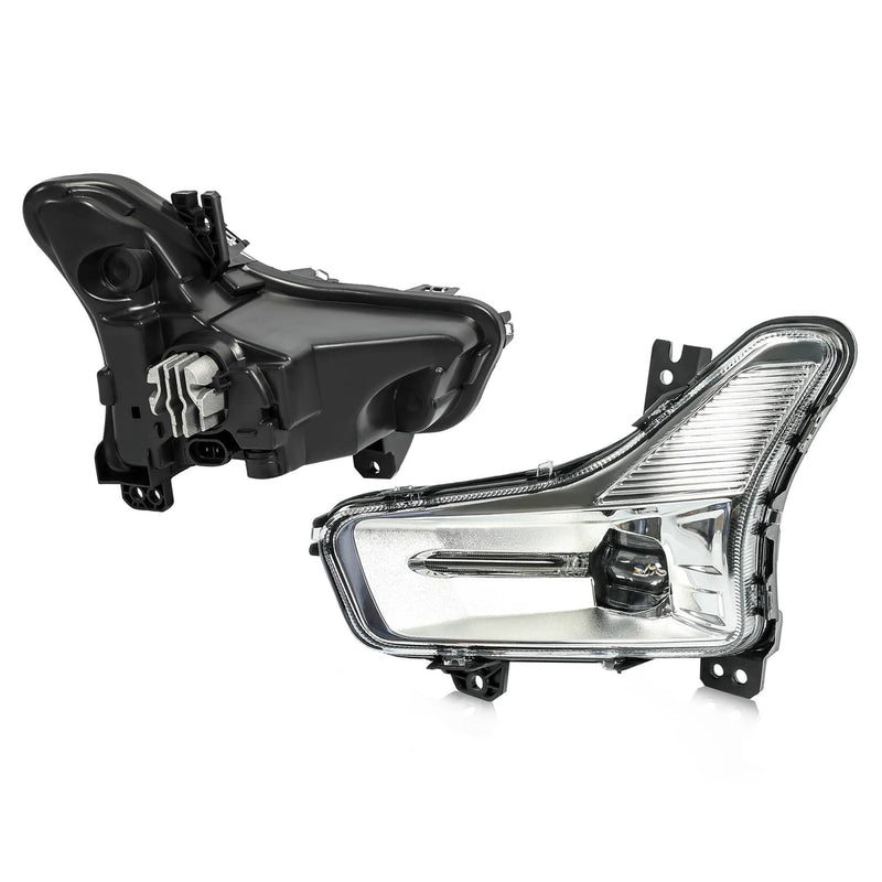 DURAFORCE #KS7Z15200B LED Fog Lights Clear Driver Passenger Side for Ford Fusion 2019-2020