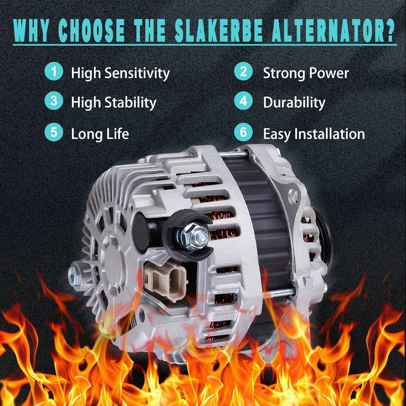 Alternator for Ford Edge 2007-2014 Taurus 2008-2012 Lincoln MKZ 3.5L
