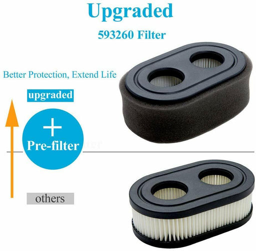 DURAFORCE Air Filter for Briggs and Stratton 4247 5432 5432K 09P702 593260 798452