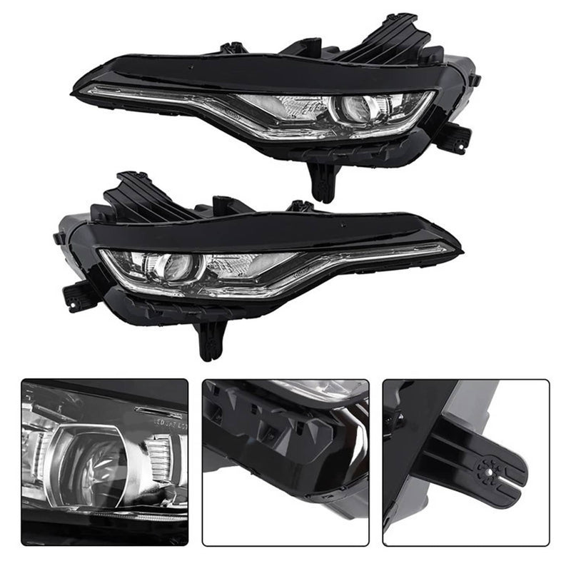 DRL Headlight Pair Left Right for Chevy Camaro LS RS SS 2019-2024 84756147