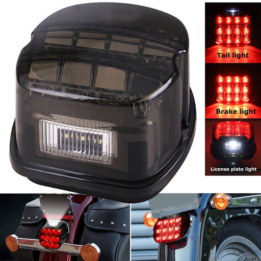 DURAFORCE LED Rear Tail Light Brake Smoke for Harley Touring Glide Dyna Softail Sportster
