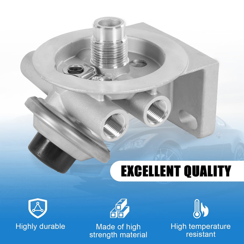 Diesel Fuel Filter Mounting Base Hand Priming Pump M16X1.5MM 1-14 Spin On
