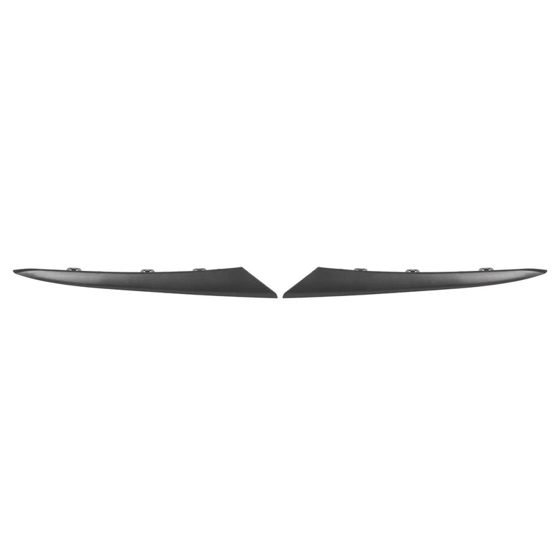 DURAFORCE Front Bumper Upper Lower Grille Eyelid Molding Set for Honda Civic 2022-2024