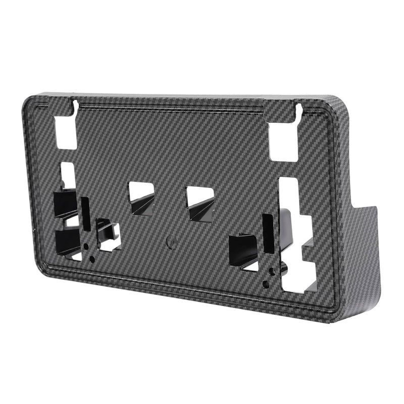 DURAFORCE Front License Plate Mount Holder Carbon Style for Ford F-150 F150 2021-2023