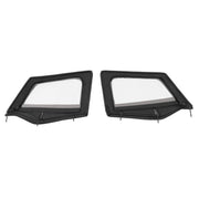 DURAFORCE Soft Top Kit Front Upper Half Doors Tinted Windows for Jeep Wrangler YJ 87-95
