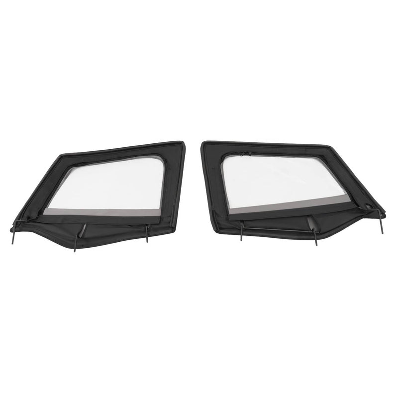 DURAFORCE Soft Top Kit Front Upper Half Doors Tinted Windows for Jeep Wrangler YJ 87-95
