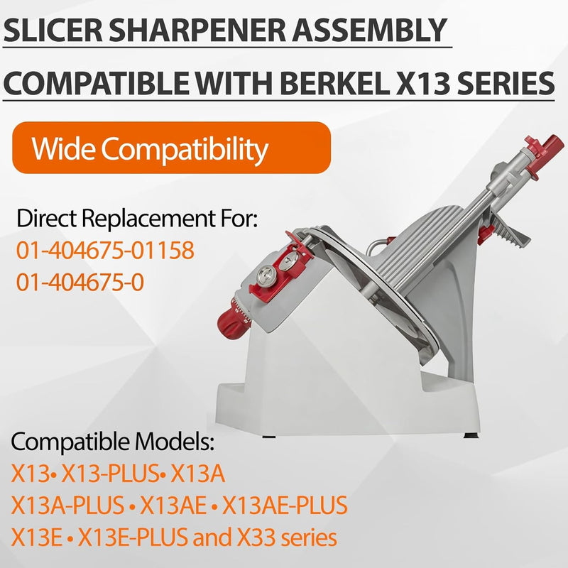 01-404675-01158 Slicer Sharpener Assembly for Berkel X13 X13A X13E X13AE X33