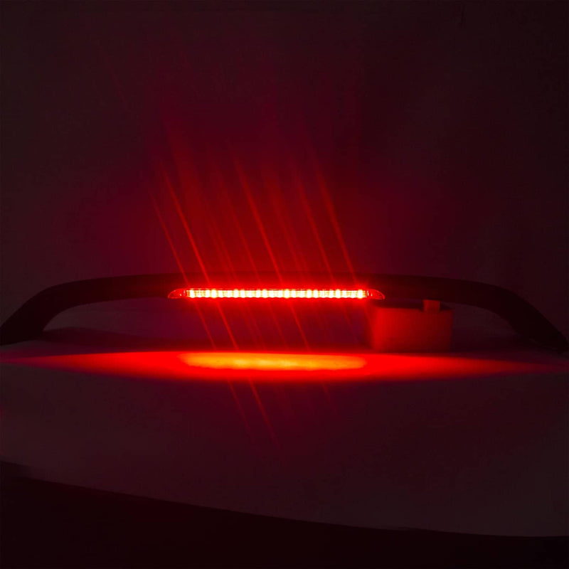 DURAFORCE Trunk Spoiler Wing LED Brake Light Lamp for Honda Civic 12-15 4DR SI