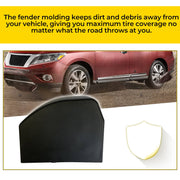 DURAFORCE 63873-3KA0A Fender Molding Left Black for Nissan Pathfinder 2013-2020