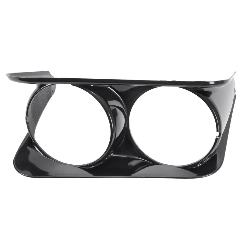 DURAFORCE Black Headlight Bezel Trim Driver Side LH for Chevrolet C3 Corvette 1968-1982