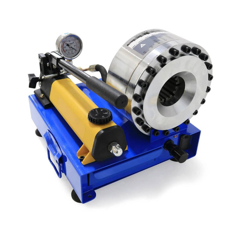 5600KN Hydraulic Hose Crimper Pipe Clamping Machine w/ 8 Dies 10mm-30m