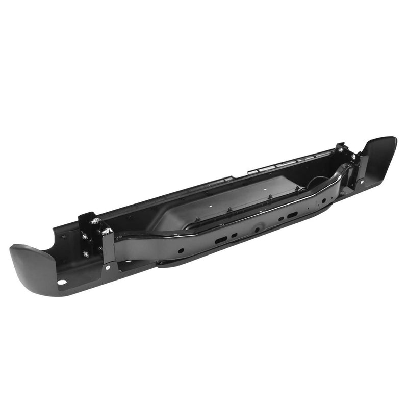 Rear Steel Step Bumper Assembly with Sensor Holes for Nissan Frontier 2013-2021