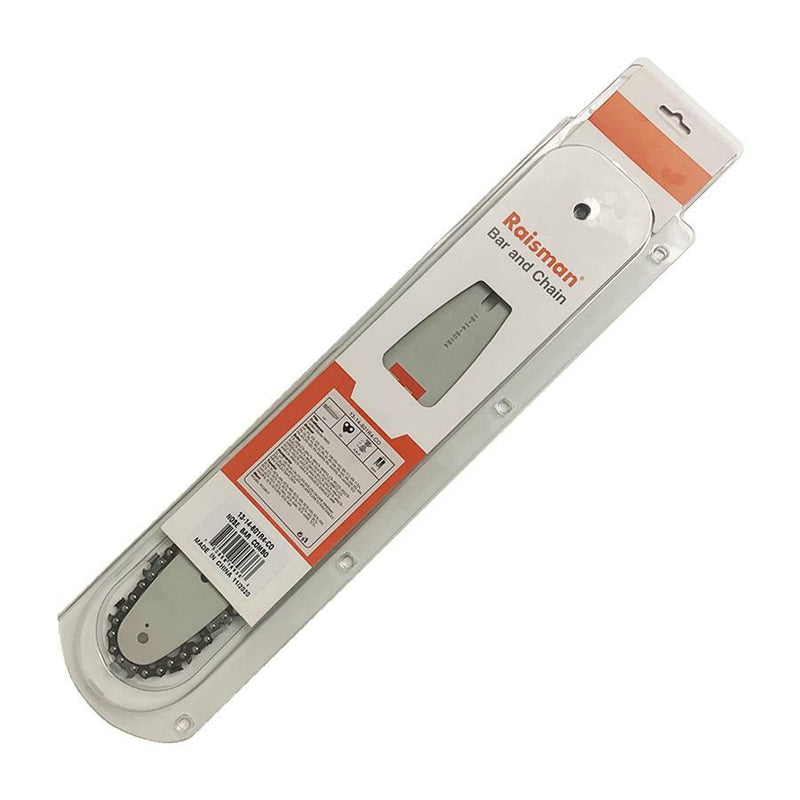 14 Inch Guide Bar and Chain 3/8 LP 043 52DL for Ryobi RY40502 RY40511 Worx WG384
