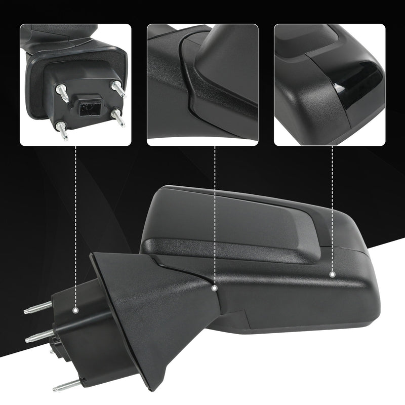 Left Driver Side Door Mirror for Chevrolet Silverado 1500 2019-2025