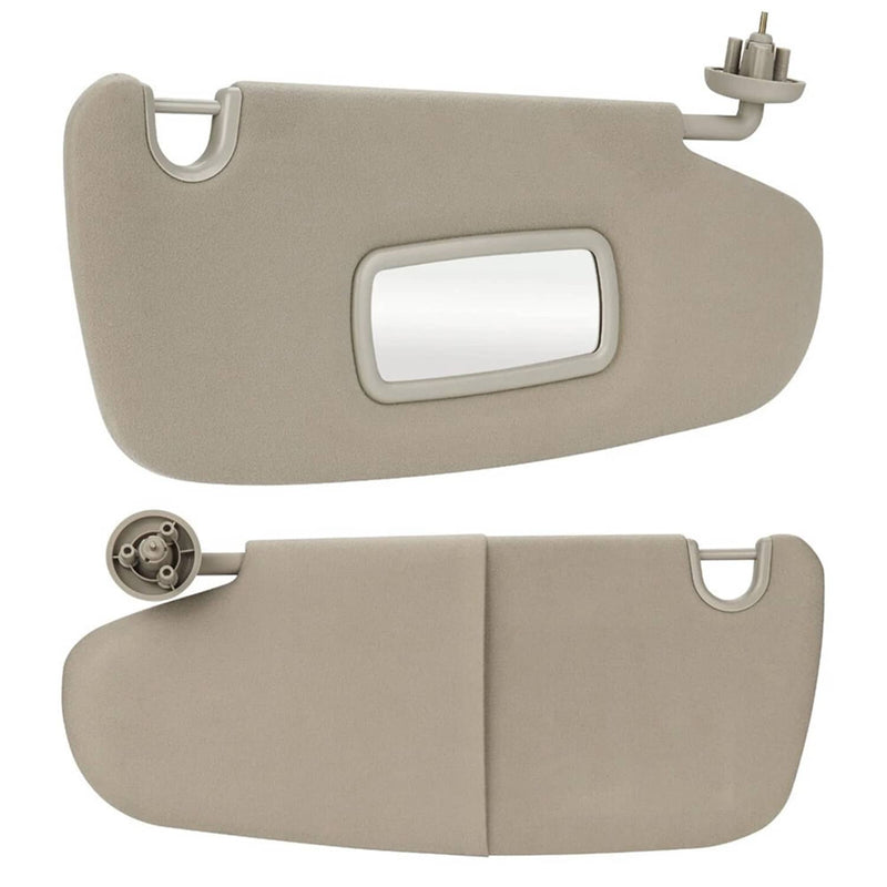 1Pair Sun Visor Set Left & Right for 2002-2009 Dodge Ram 1500 2500 3500 Beige