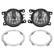 DURAFORCE Clear Fog Lights With Ring Wiring Switch for Honda Pilot EX 2012-2015