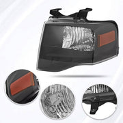 DURAFORCE 7L1Z13008DB Headlight Left With Bulbs for Ford Expedition 2007-2014