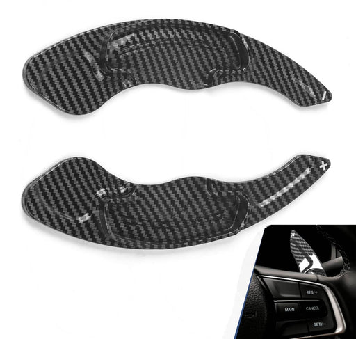 DURAFORCE Carbon Fiber Pattern Paddle Shift Steering Wheel for Honda Accord Civic CR-V