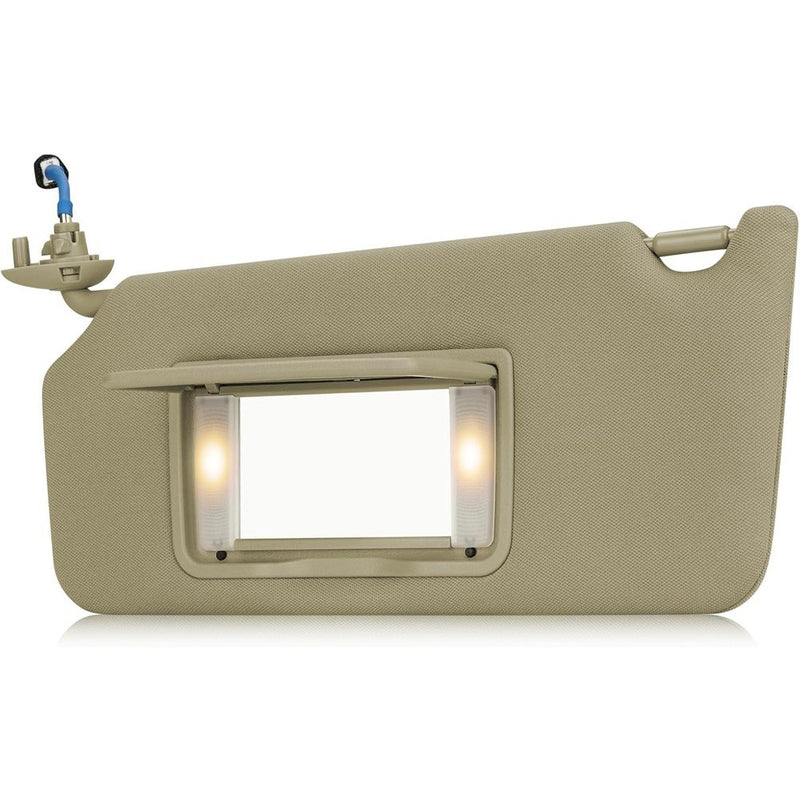 Left Driver Side Sun Visor Light Mirror for Honda Accord 2008-2017 Beige