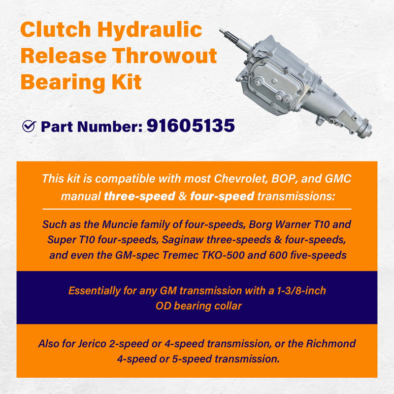 91605135 Racing Clutch Hydraulic Throwout Bearing for Chevy Release Bearing