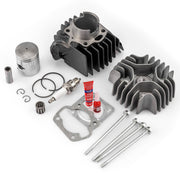 DURAFORCE LTA50 Cylinder Piston Gasket Top End Kit for Suzuki Quadmaster 50 2x4 2002-2005