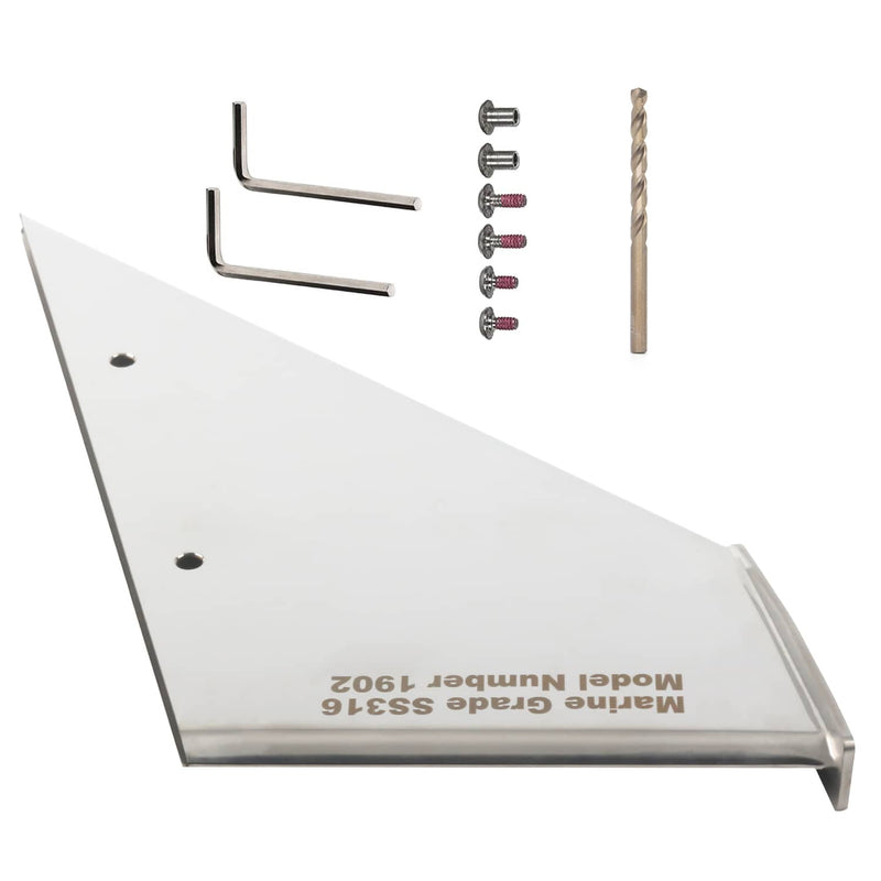 DURAFORCE 27151 Marine Skeg Guard Protector for Yamaha for Mercury for Suzuki Stainless St
