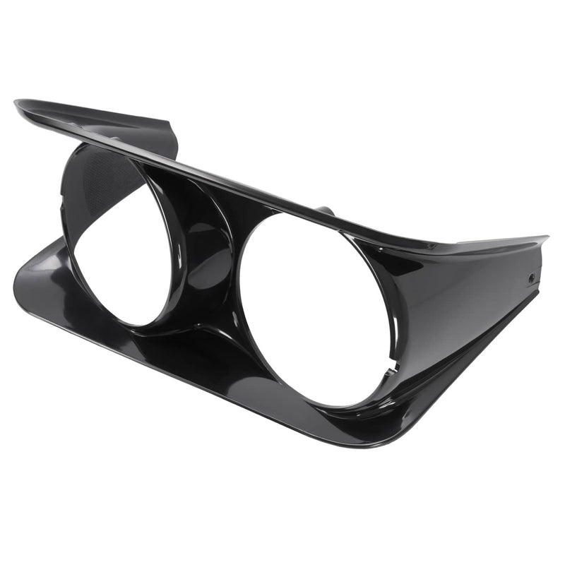DURAFORCE Black Headlight Bezel Trim Driver Side LH for Chevrolet C3 Corvette 1968-1982