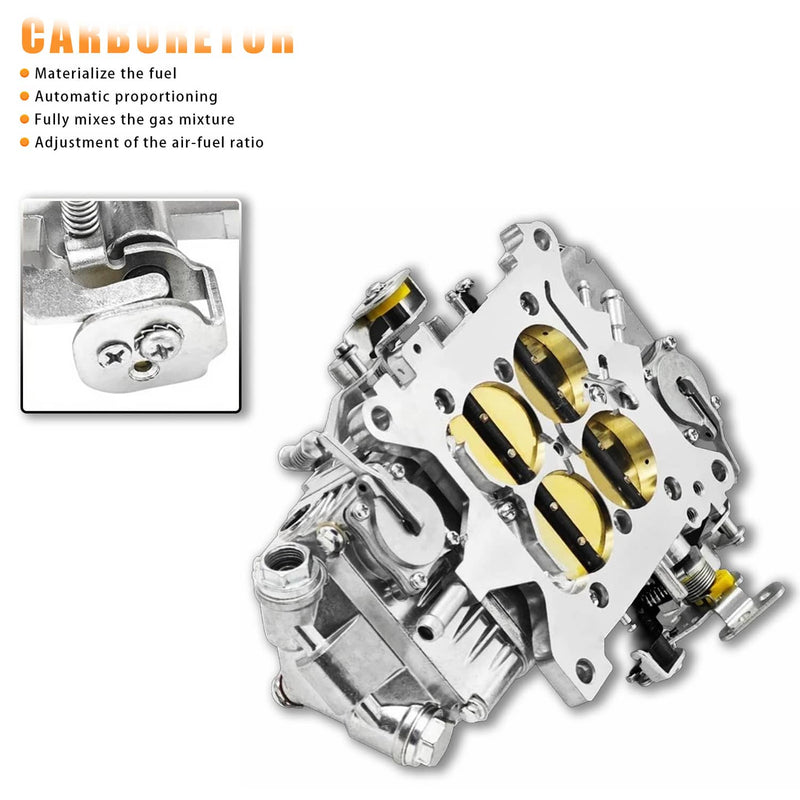 BR-67201 850CFM 4 Barrel Carburetor Double Pumper Mechanical Race Performance