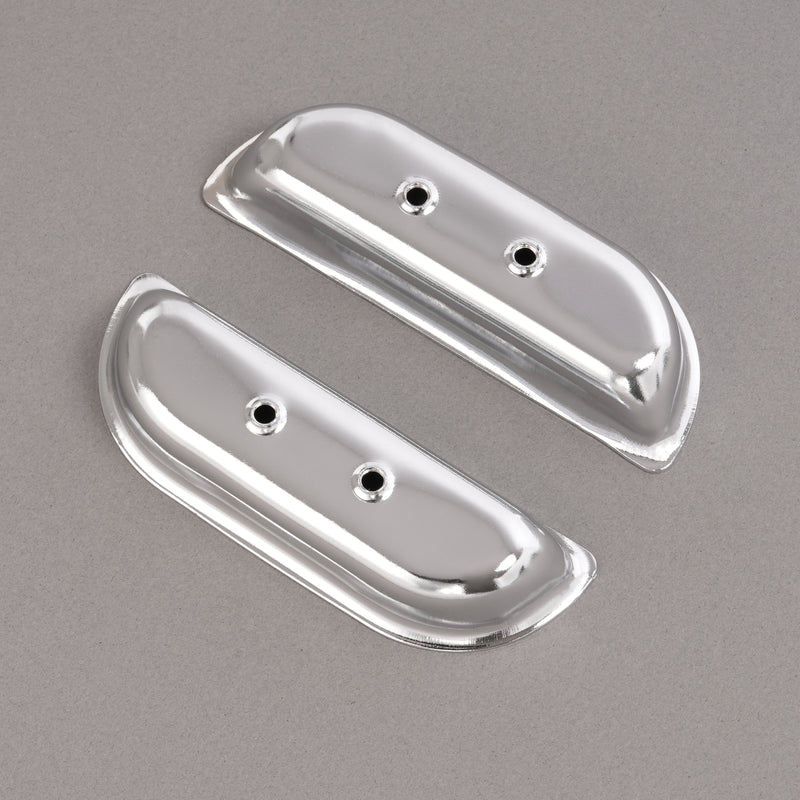 Door Panel Arm Rest Cups Steel Chrome for Ford F-100 F-150 F-350 1973-1979