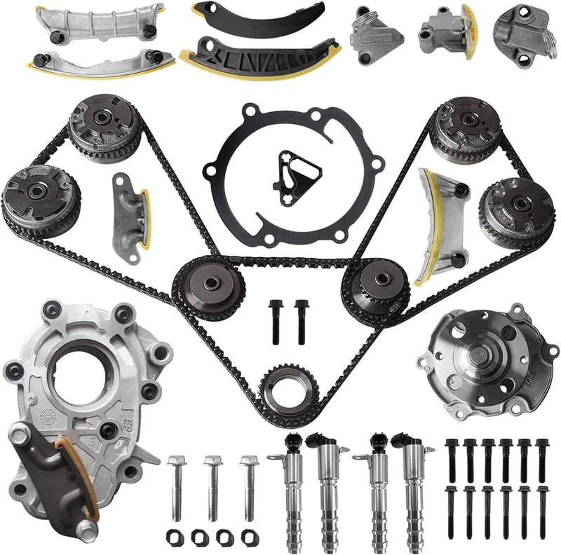 Timing Chain Kit with Oil VVT Sprocket Water Pump for GMC Acadia 3.6L